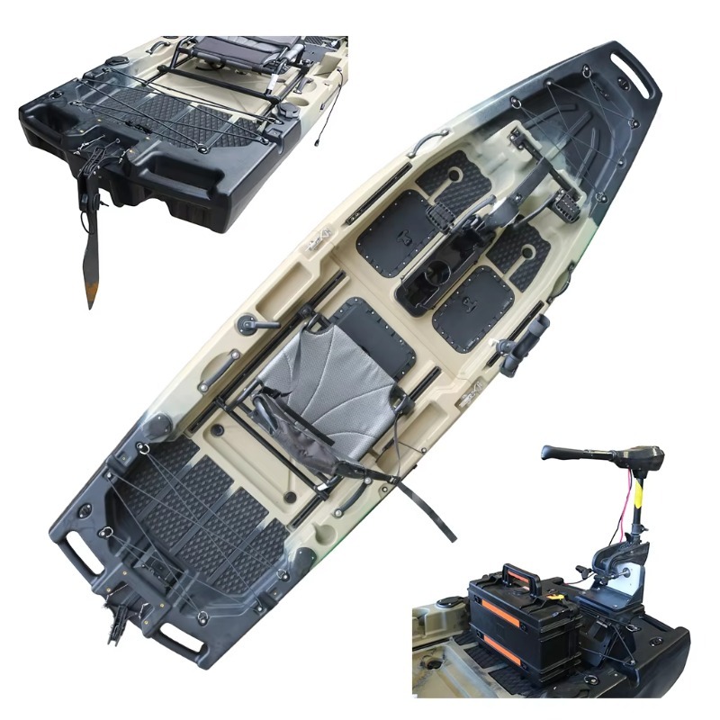 Fishing Kayak Sit On Top - Kayak da Pesca Motorizzato Monoposto in