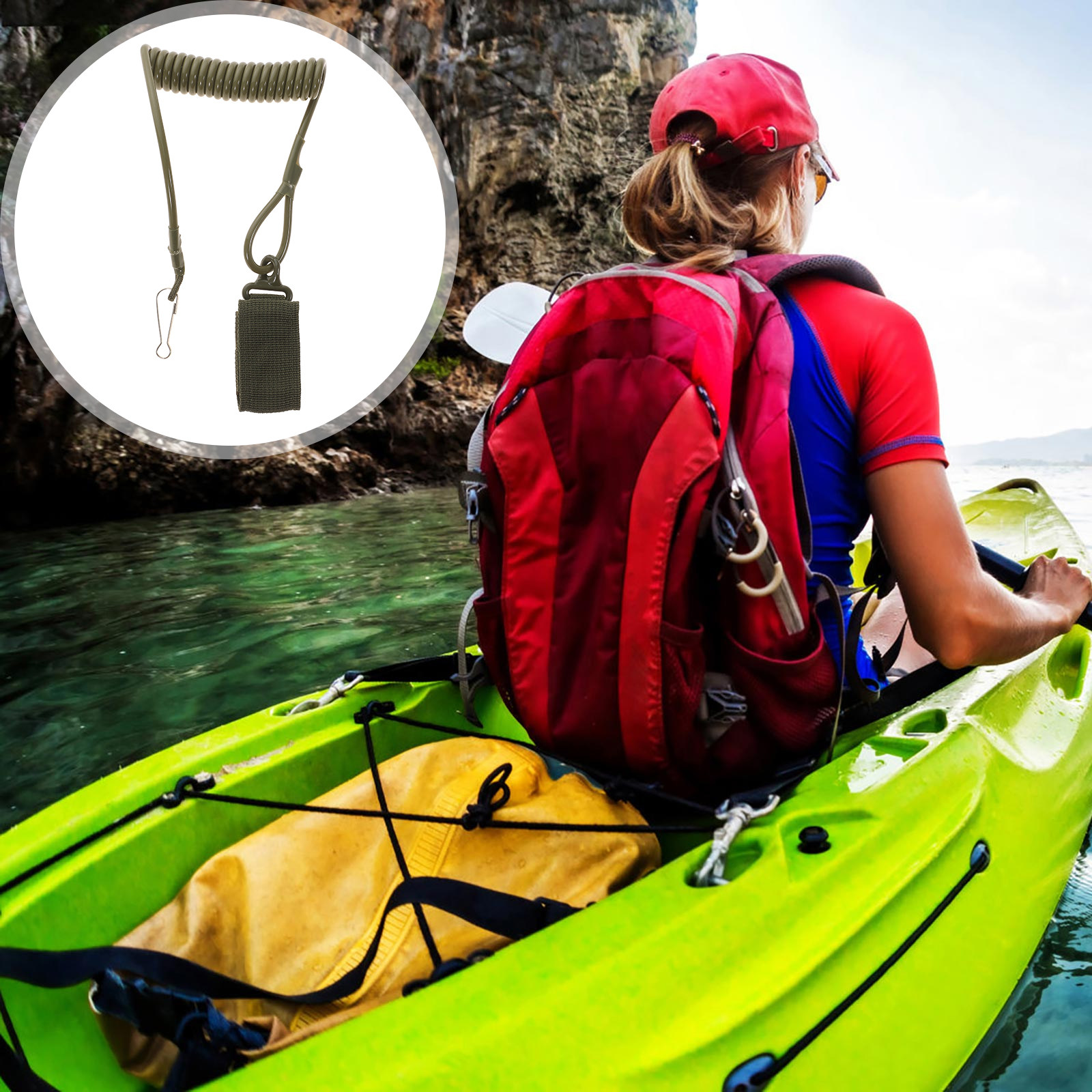 1 Pezzo di Corda Elastica Rego - Fishing Kayak Paddle Leash recensione e prezzo