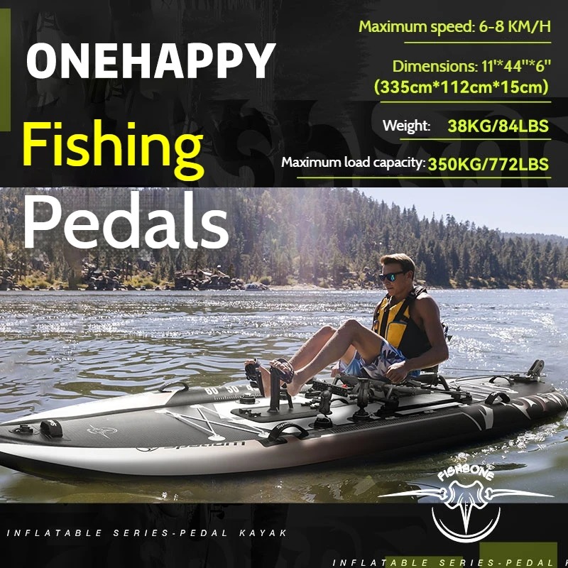 Kayak da Pesca Gonfiabile 2-in - Fishing Kayak Paddle recensione e prezzo
